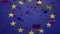 Animation of European Union flag