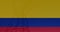 Animation of flag of colombia over pylons