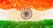 Animation of flag of india and bitcoins falling