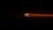 Animation of a flying bullet with fire trail