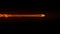 Animation of a flying bullet with fire trail