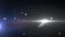 Animation of glowing light over glowing spot lights stars pattern