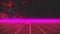 Animation of glowing pink neon grid