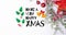 Animation of have a very happy xmas christmas text and decorations on white background