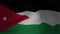 Animation of Jordan flag waving video