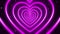 Animation Love Heart Glowing Pink Color Infinite Looping and Romantic