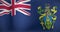 Animation of national flag of pitcairn islands waving