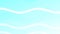 Animation of pink and blue blobs over white wavy lines on blue background