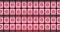 Animation of pink circles moving in pink squares in row