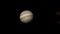 Animation of Planet Jupiter and moons in their orbit around Solar System.