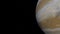 Animation of Planet Jupiter and moons in their orbit around Solar System.