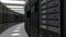 Animation of rack servers in data center