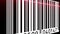 animation - Reading a bar code with red beam