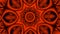 Animation of a red fractal background