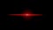 Animation Red Line light on black background.