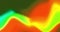 Animation of slowly moving bright red, green, yellow and black organic viscous forms