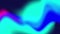 Animation of slowly moving bright turquoise, blue, pink and black organic viscous forms