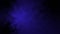 Animation of smoky blue light floating against black background