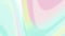 Animation of smooth pastel coloured waves flowing on seamless loop