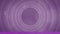 Animation of specks floating and black horizontal lines flickering over purple circles
