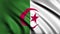 Animation of Waving Algeria Flag