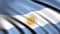 Animation of Waving Argentina Flag