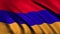 Animation of Waving Armenia Flag