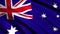Animation of Waving Australia Flag