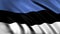 Animation of Waving Estonia Flag