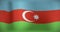 Animation of waving flag of azerbaijan