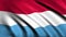 Animation of Waving Luxembourg Flag