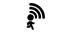 Animation of Wireless network logo or Wi-Fi symbol