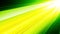 Animation yellow and green speed lines in space.