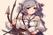 Anime Archer Girl Medieval Themed Bow and Arrow Warrior Woman