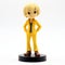 Anime Figure In Yellow Coat: Limited Shading And Luminous Quality