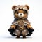 Anime-inspired Teddy Bear With Intricate Armor Design