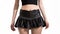 Animecore-inspired Black Leather Skirt For Women\\\'s Cosplay Nightwear