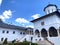 Aninoasa Monastery. Orthodox Christian church in Arges Romania. Religious site