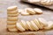 Anise meringue cookies in bakery