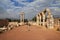 Anjar, Lebanon - 31 Dec 2017. Roman ruins in Anjar, Lebanon