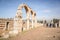 Anjar roman and Umayyad ruins in Bekaa Valley, Baalbek, Lebanon