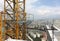 Ankara province, Ã‡ankaya district settlement high viewpoint, view from the top of the construction.