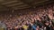 Ankara/Turkey - 05.03.2017 :Massive crowd of football fans clapping their hands