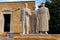 ANKARA, TURKEY - 14 DECEMBER 2020: Anitkabir male sculptures group at entrance