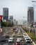 Ankara, Turkey - April 28 2021: Traffic density on the highway