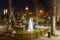 Ankara, Turkey/ February 17 2019: Kugulu Park which is a popular place. Kugulu Park in the night, long exposure