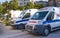 Ankara/Turkey-June 23 2019: Three ambulances parked and waiting for rescue