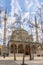 Ankara/Turkey-March 10 2019: Maltepe mosque with blue sky