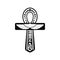 Ankh Egypt icon, simple style