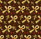 Ankh seamless pattern, endless background, ancient gold religious symbol repeating texture. Egyptian jewelery backdrop